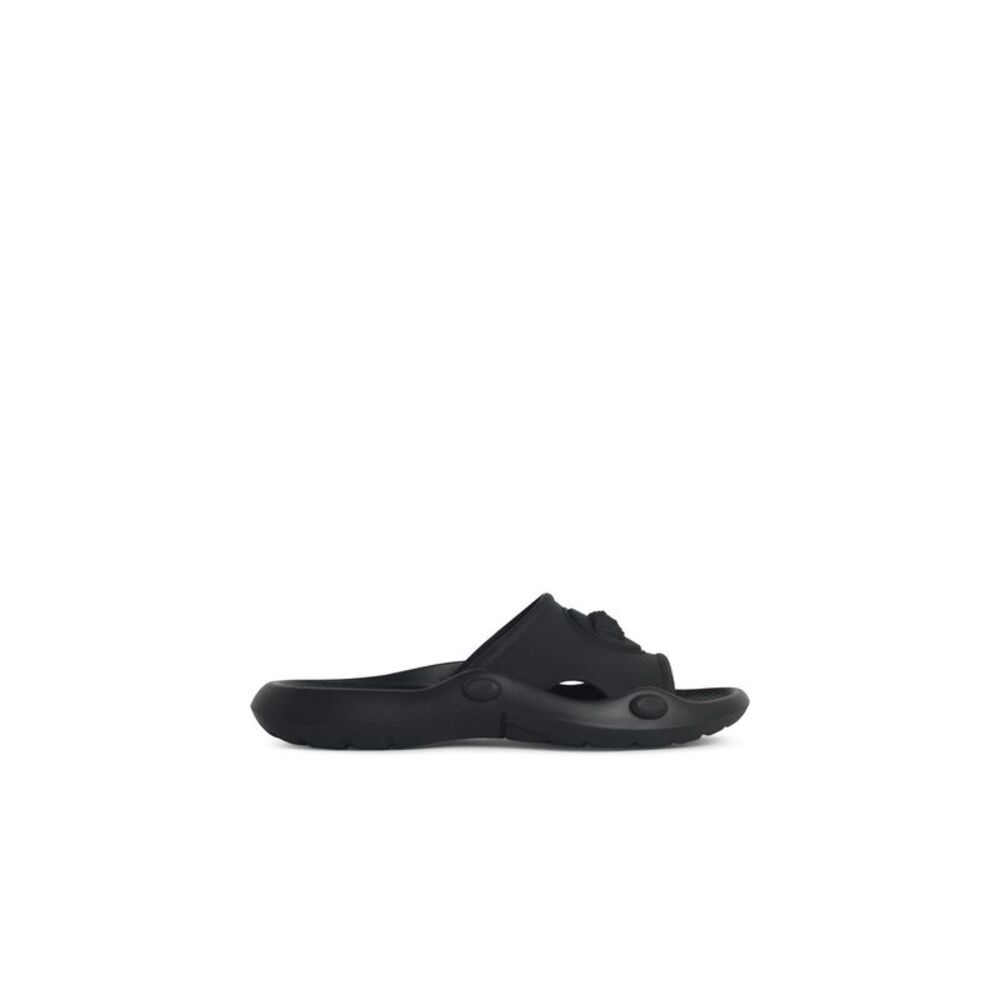 Versace Black Rubber Slippers Men